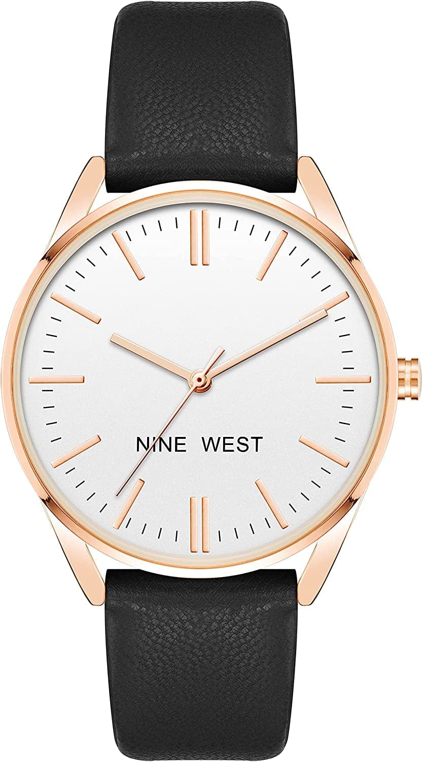Women'S Strap Watch Black/Rose Gold