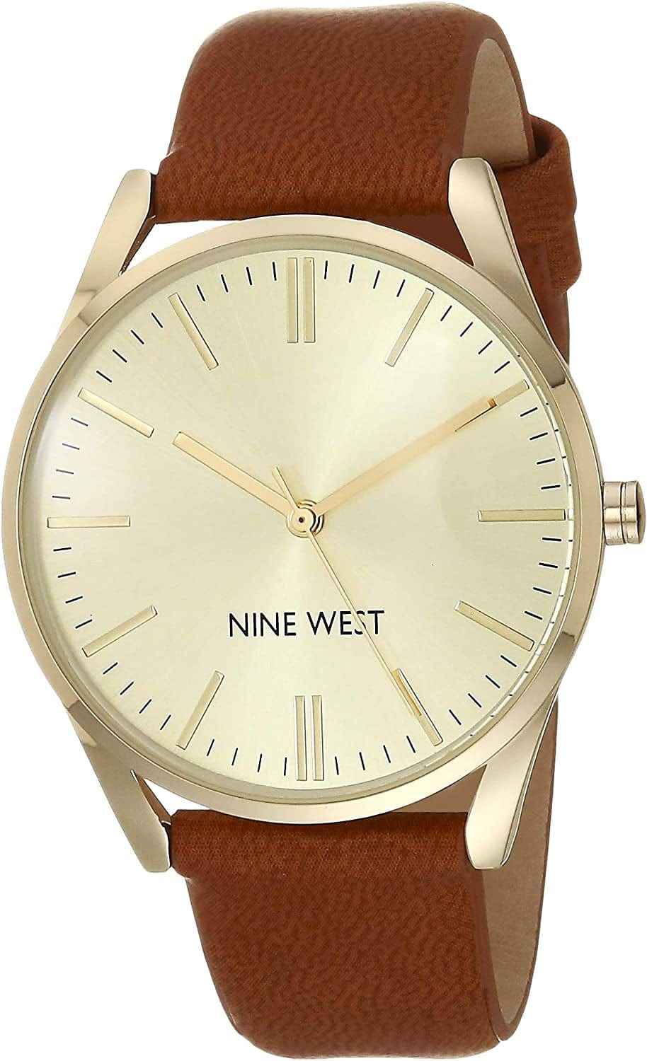 Women'S Strap Watch Brown/Gold