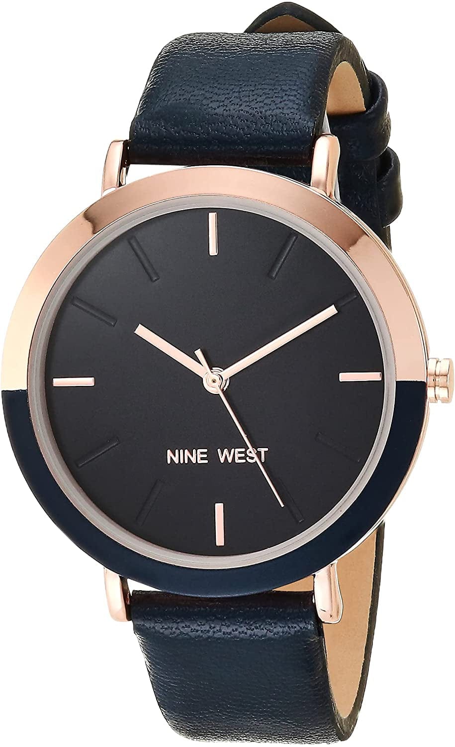 Women'S Strap Watch Navy/Rose Gold