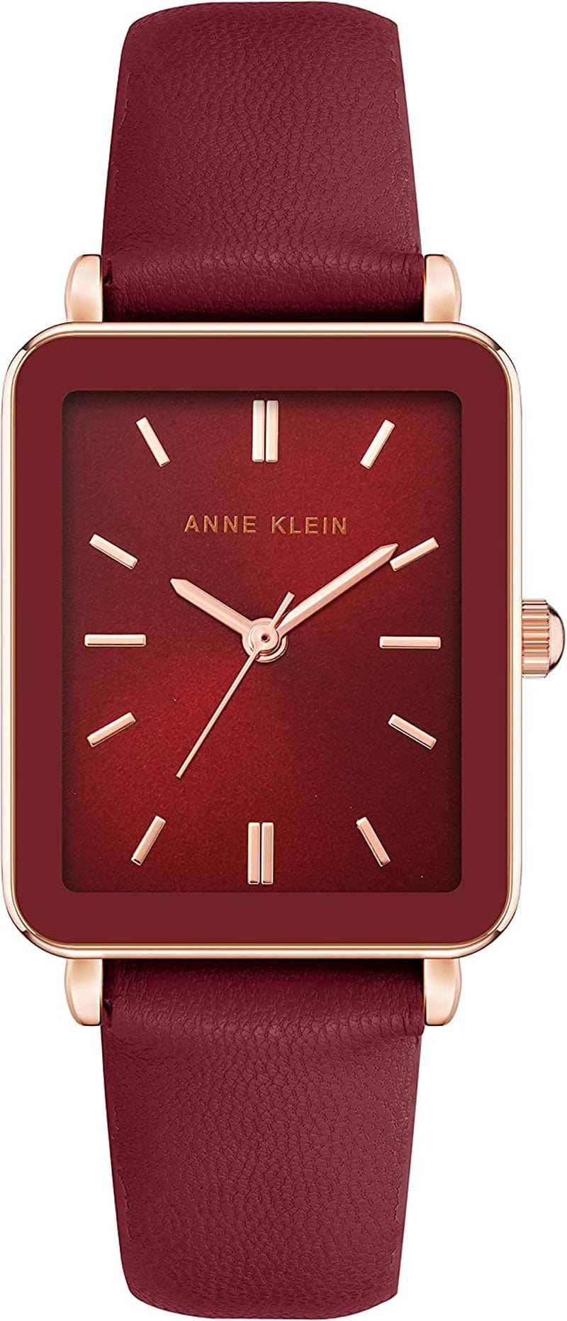 Women'S Strap Watch, AK/3702 Burgundy/Rose Gold