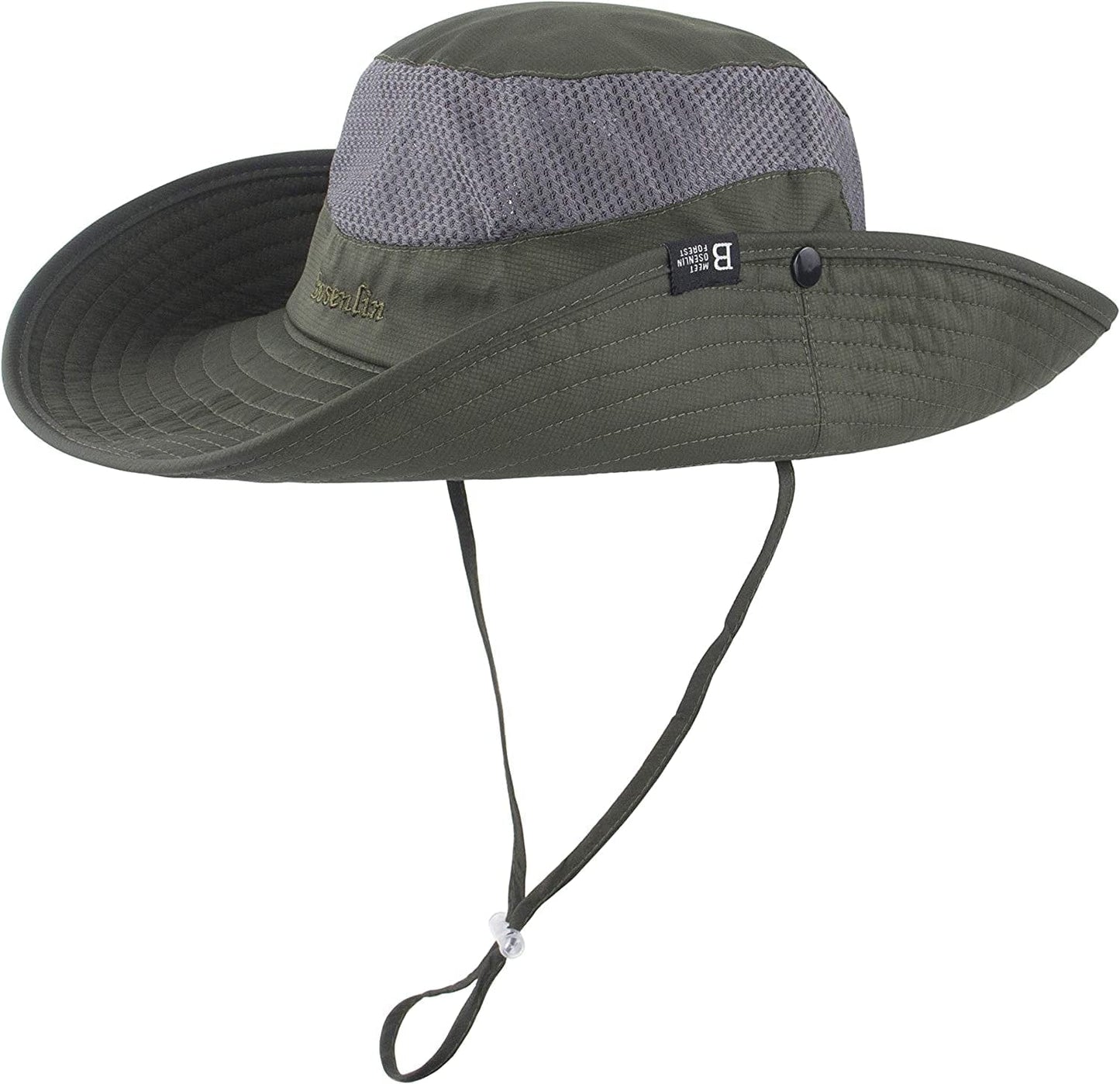 Women'S Summer Sun Outdoor UV Protection Foldable Mesh Wide Brim Beach Fishing Bucket Hat Apparel & Accessories > Clothing Accessories > Hats Muryobao