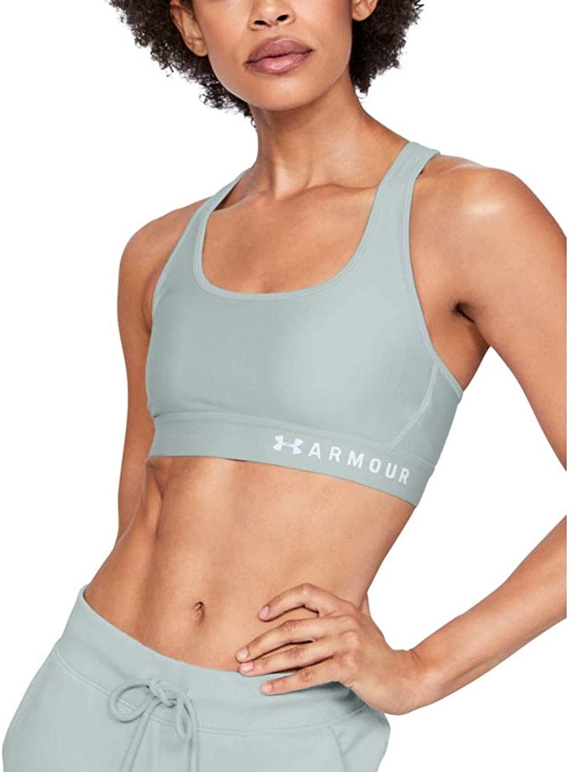 Women'S Threadborne Heathered Sports Bra Atlas Green Light Heather (189)/White / X-Small