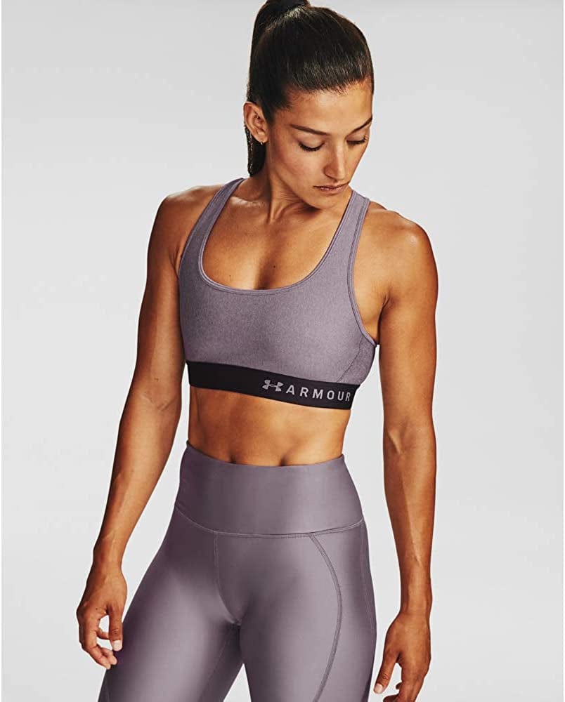Women'S Threadborne Heathered Sports Bra Slate Purple Light Heather (586)/Slate Purple / XX-Large