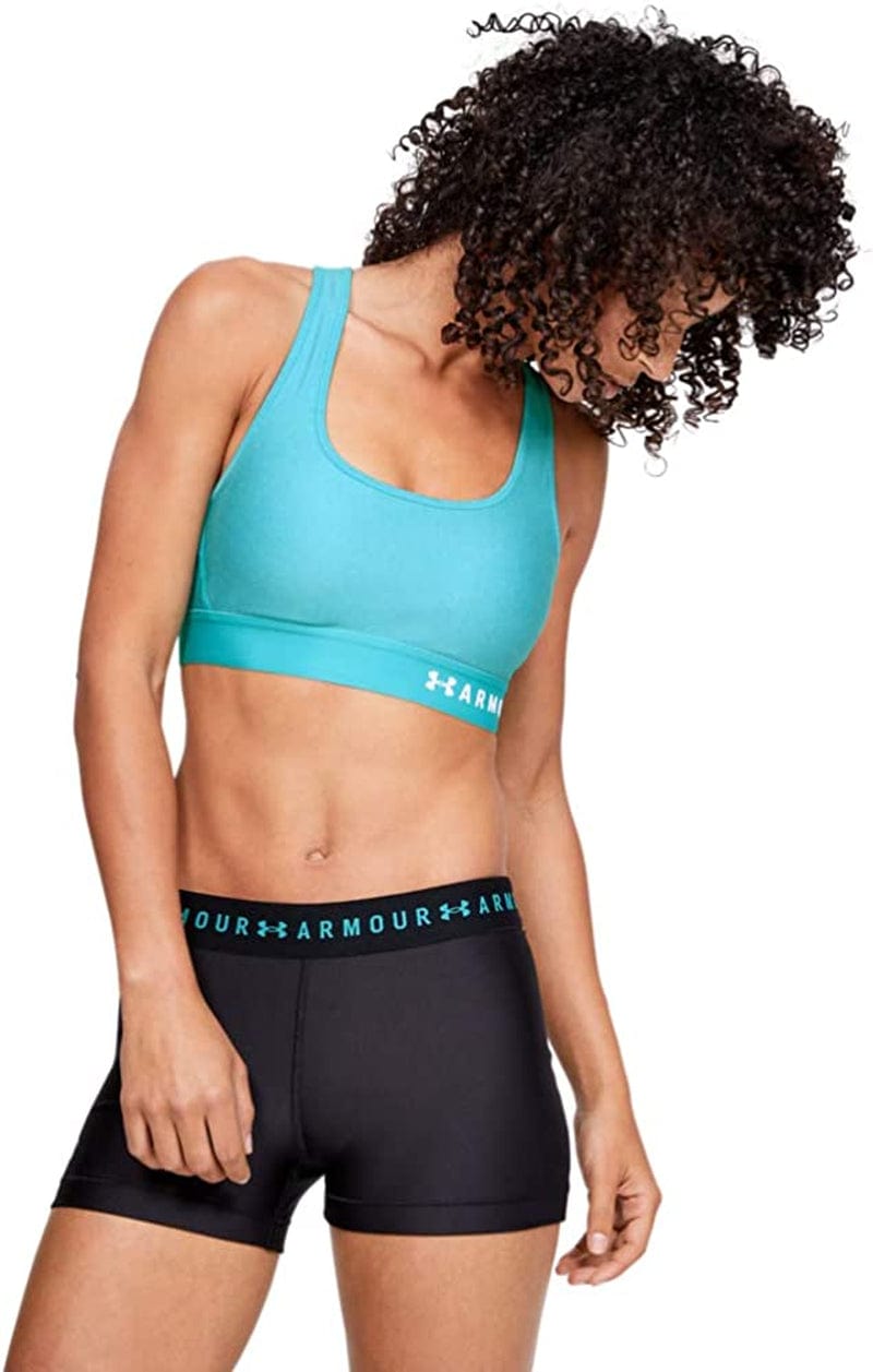 Women'S Threadborne Heathered Sports Bra Breathtaking Blue Light Heather (400)/White / Medium