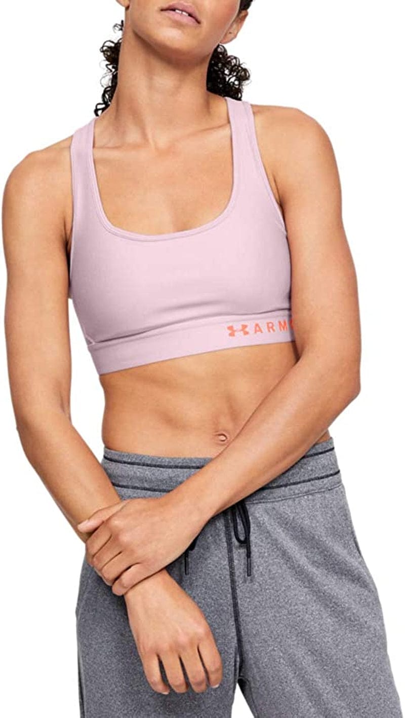 Women'S Threadborne Heathered Sports Bra Pink Fog Light Heather (694)/Peach Plasma / X-Small