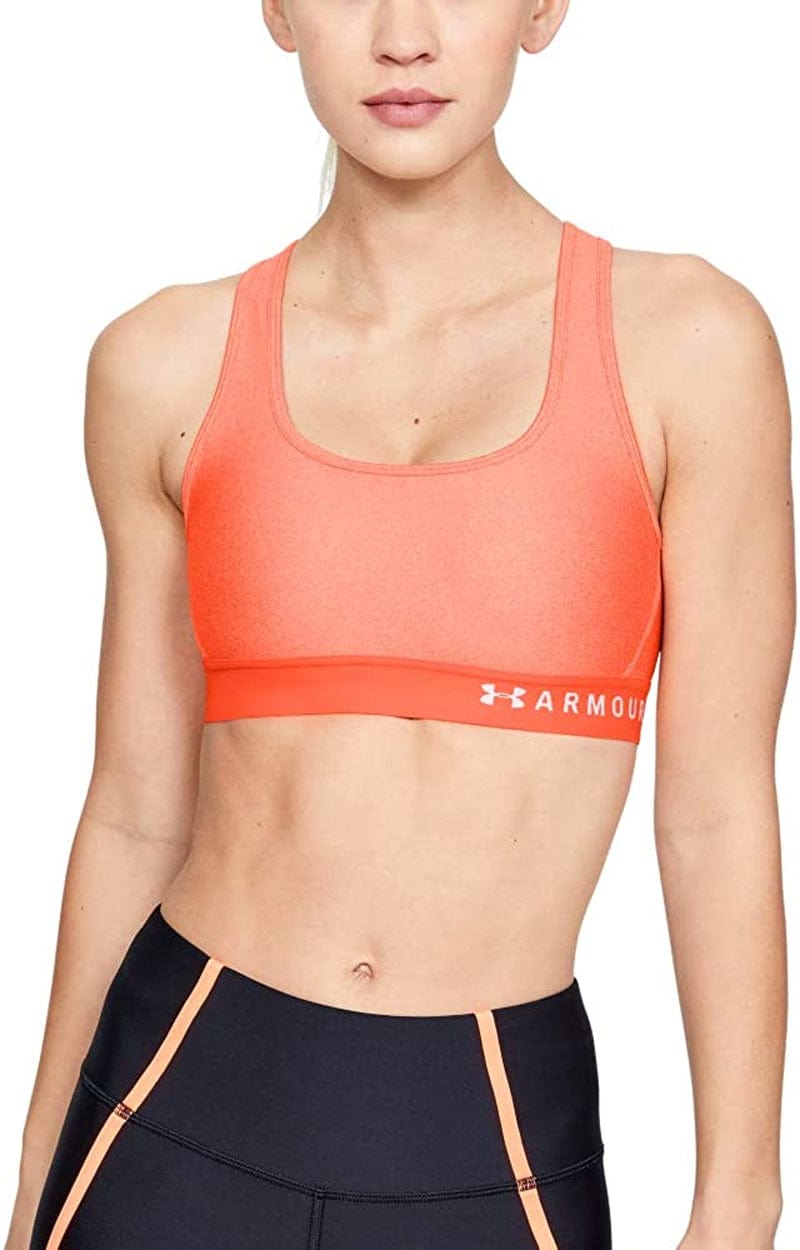 Women'S Threadborne Heathered Sports Bra Peach Plasma Light Heather (836)/Jet Gray / X-Large