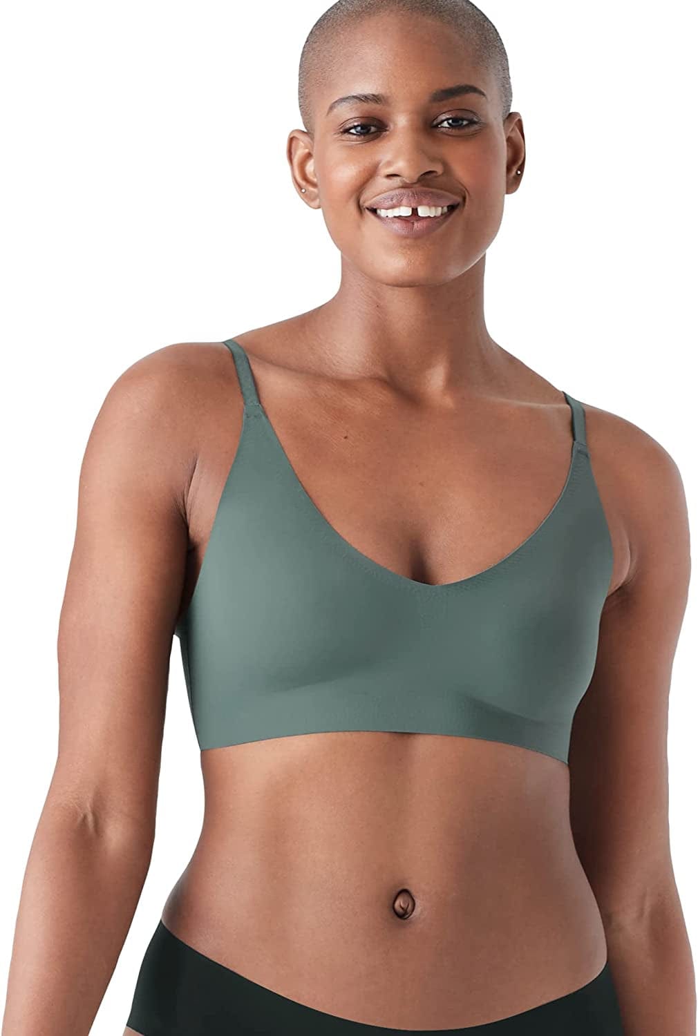 Women'S True Body Triangle Convertible Strap Bra Spruce / Standard Cup / X-Large