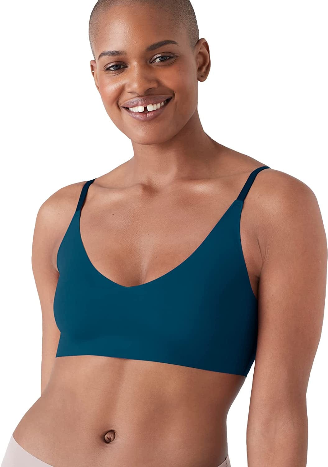 Women'S True Body Triangle Convertible Strap Bra Pacific Blue / Standard Cup / X-Small