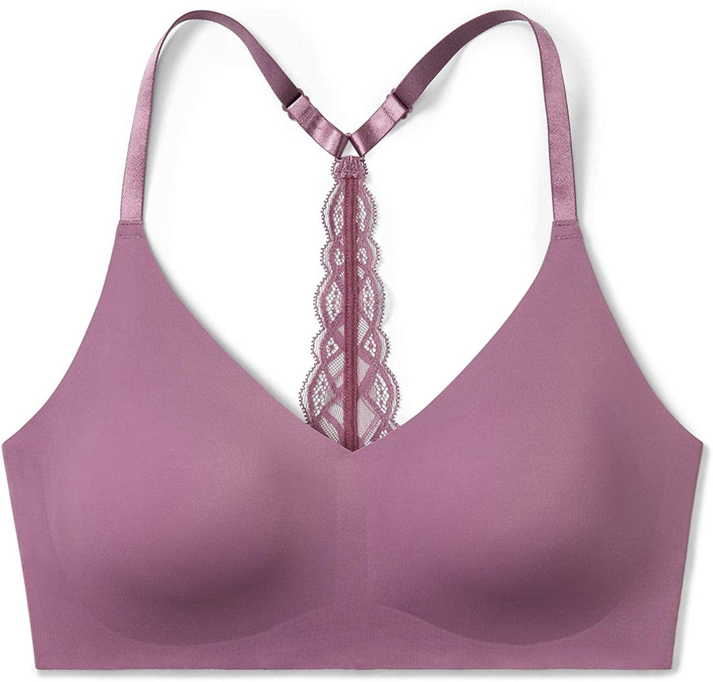 Women'S True Body Triangle Lace Racerback Bra