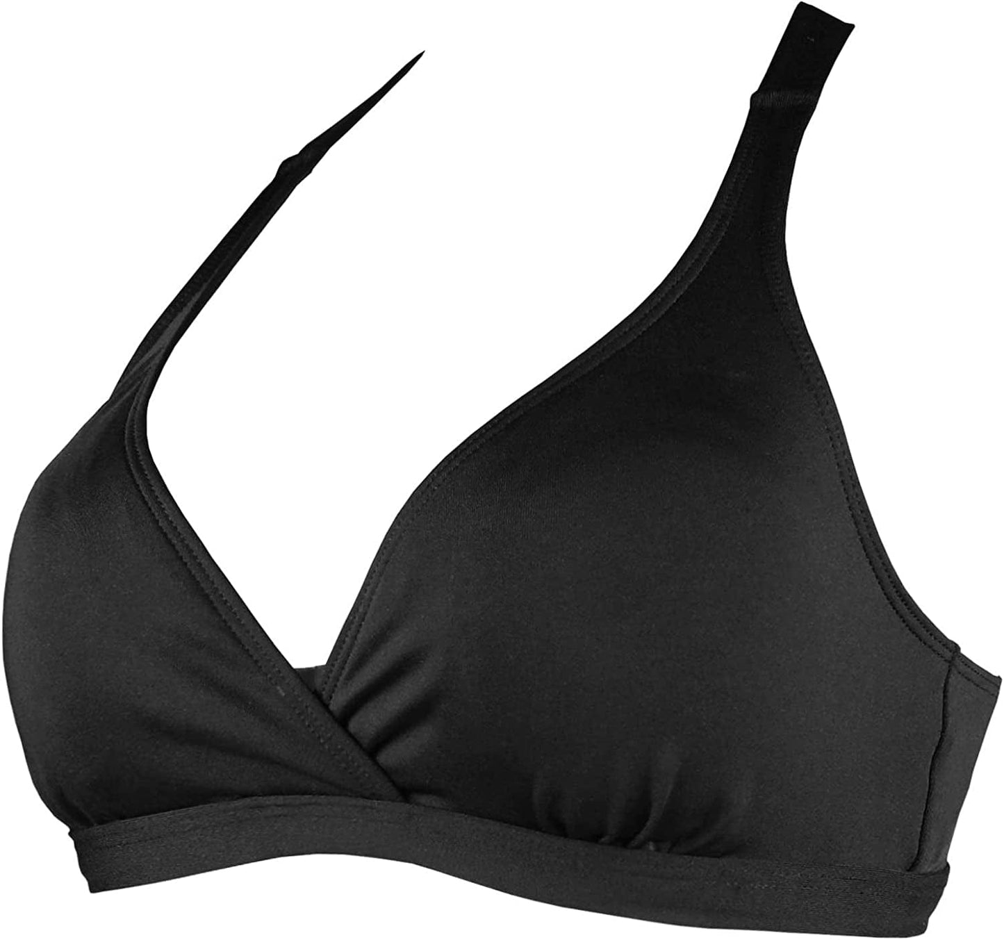Women'S UPF 50+ Training Sport Bra Bikini Top Double Back Strap Swim Tankinis(Fba)