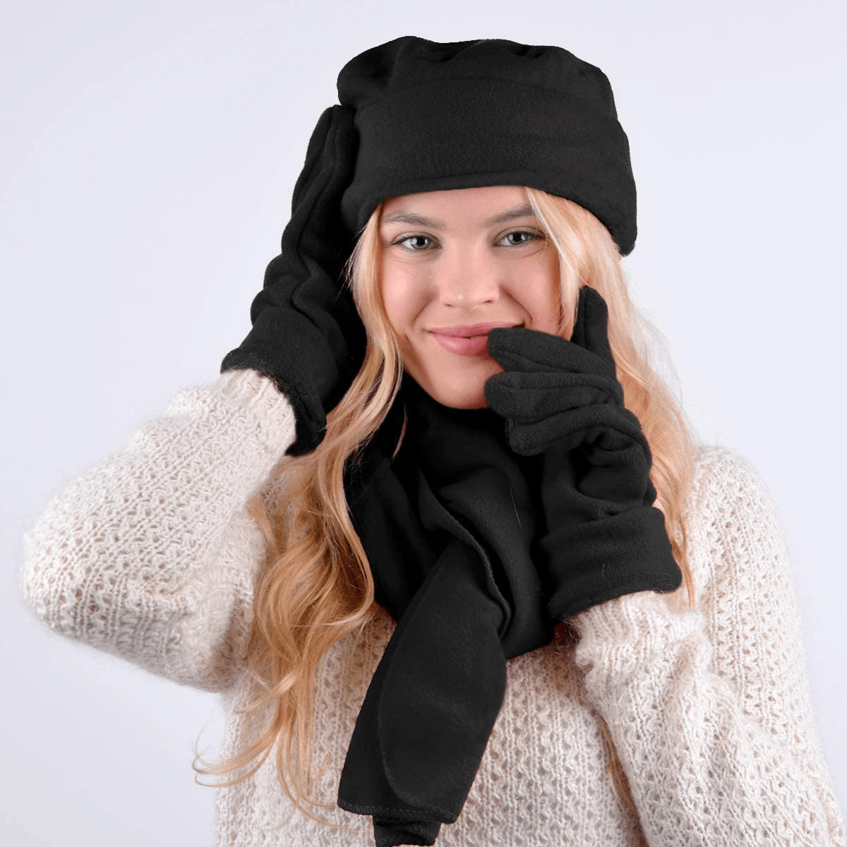 Women's Warm Fleece Winter - Women's Hat and Glove Set + Hats Gloves Scarves for Women Arts & Entertainment > Party & Celebration > Gift Giving boxed-gifts