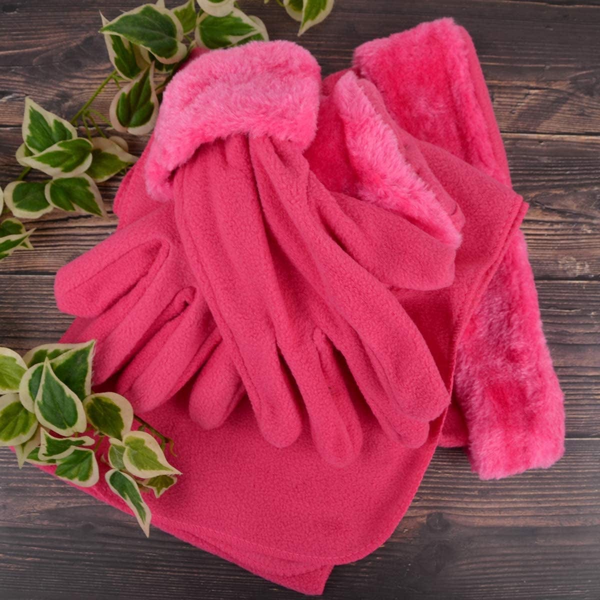 Women'S Warm Fleece Winter - Women'S Hat and Glove Set + Hats Gloves Scarves for Women Apparel & Accessories > Clothing Accessories > Gloves & Mittens boxed-gifts