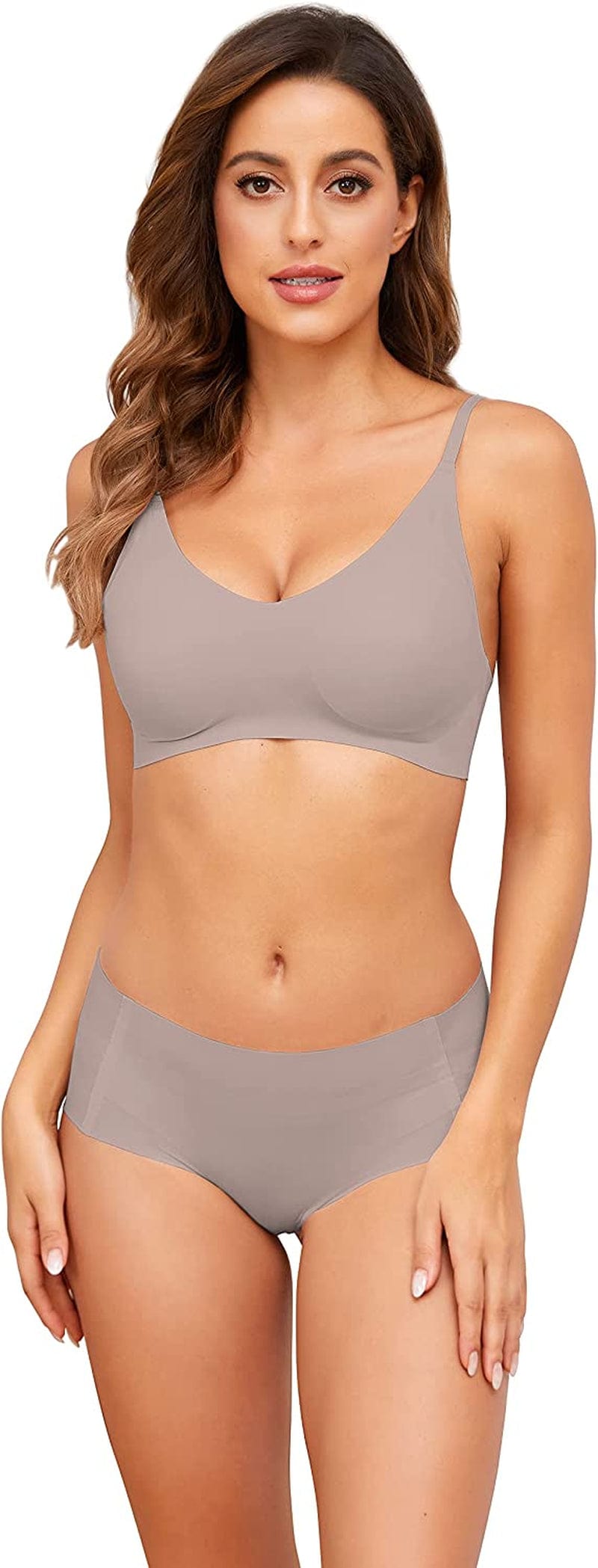 Women'S Wirefree Seamless Adjustable Comfort Stretch Revolution Bra