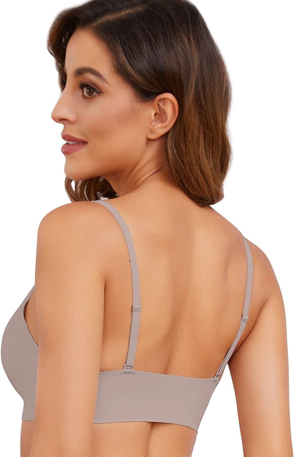 Women'S Wirefree Seamless Adjustable Comfort Stretch Revolution Bra