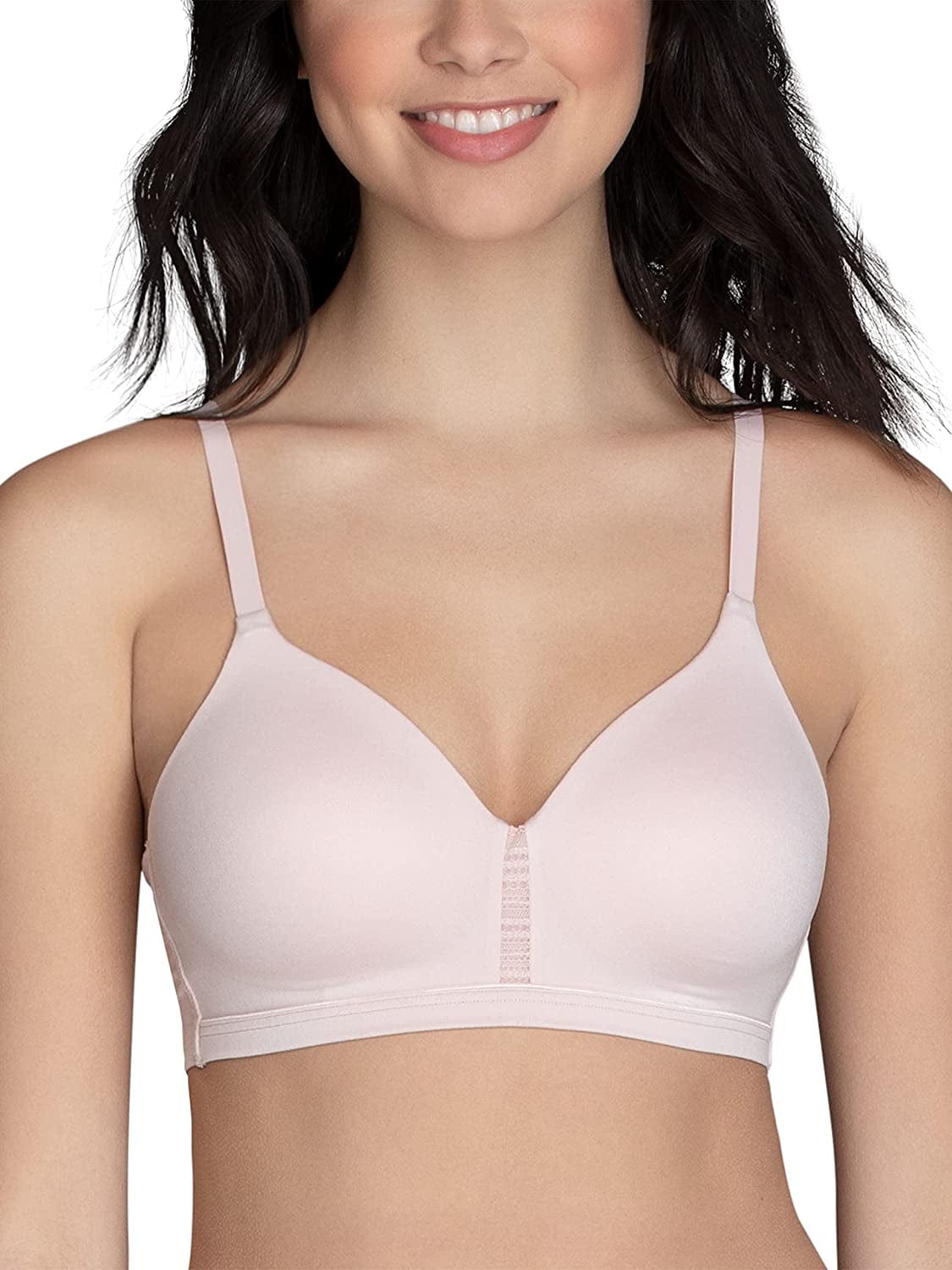 Women’S Wireless beyond Comfort Bra with Seamless Back (34B-44DD) Average Figure - Quartz / Average Figure (34B-42D) / 34B