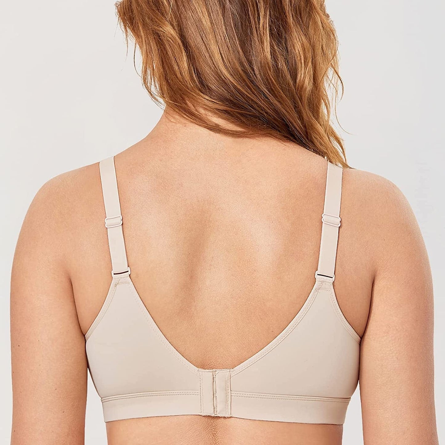 Women'S Wireless Bra plus Size Full Coverage Smooth Unlined Support