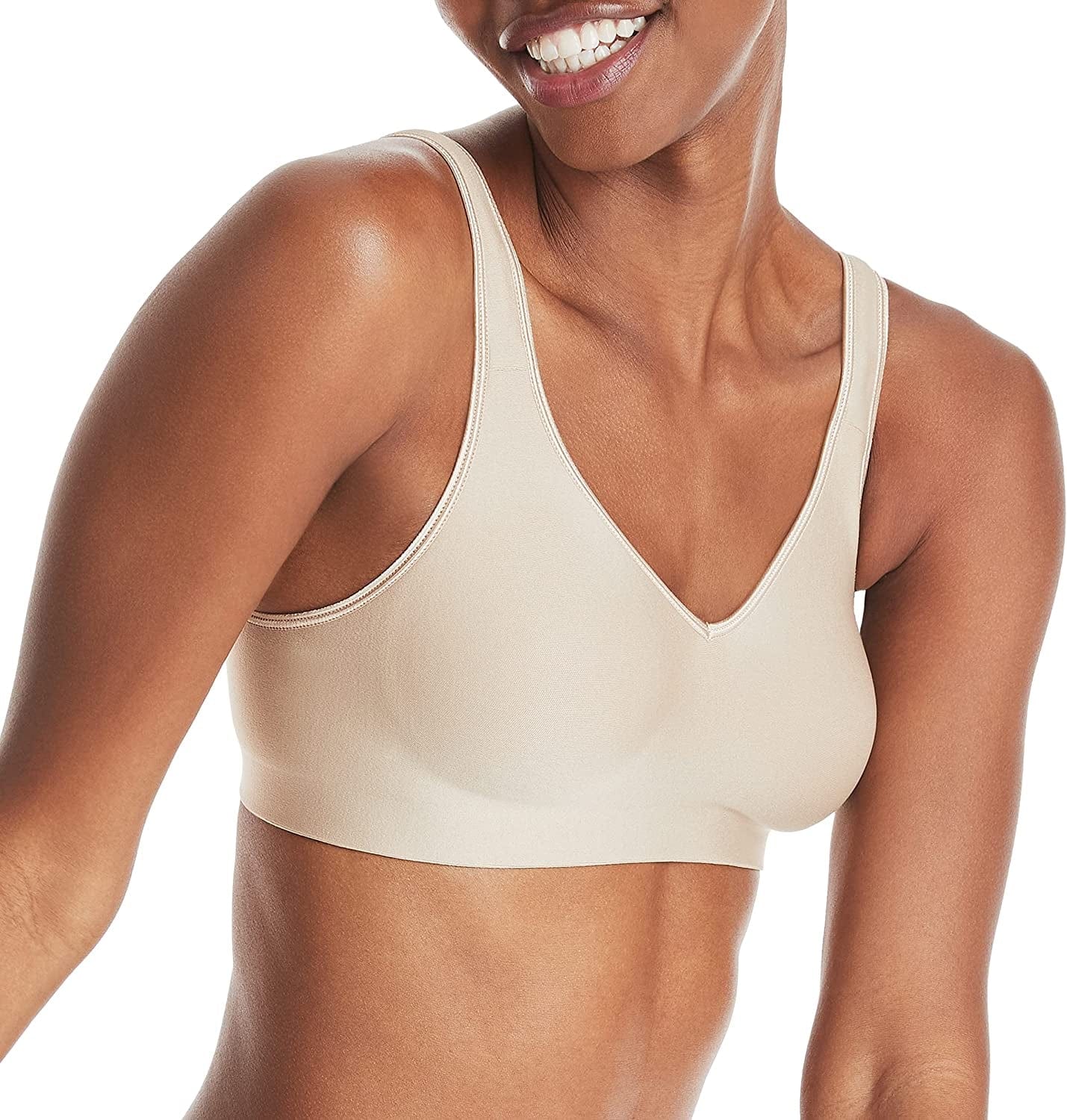 Women'S Wireless Bra with Cooling, Seamless Smooth Comfort Wirefree T-Shirt Bra