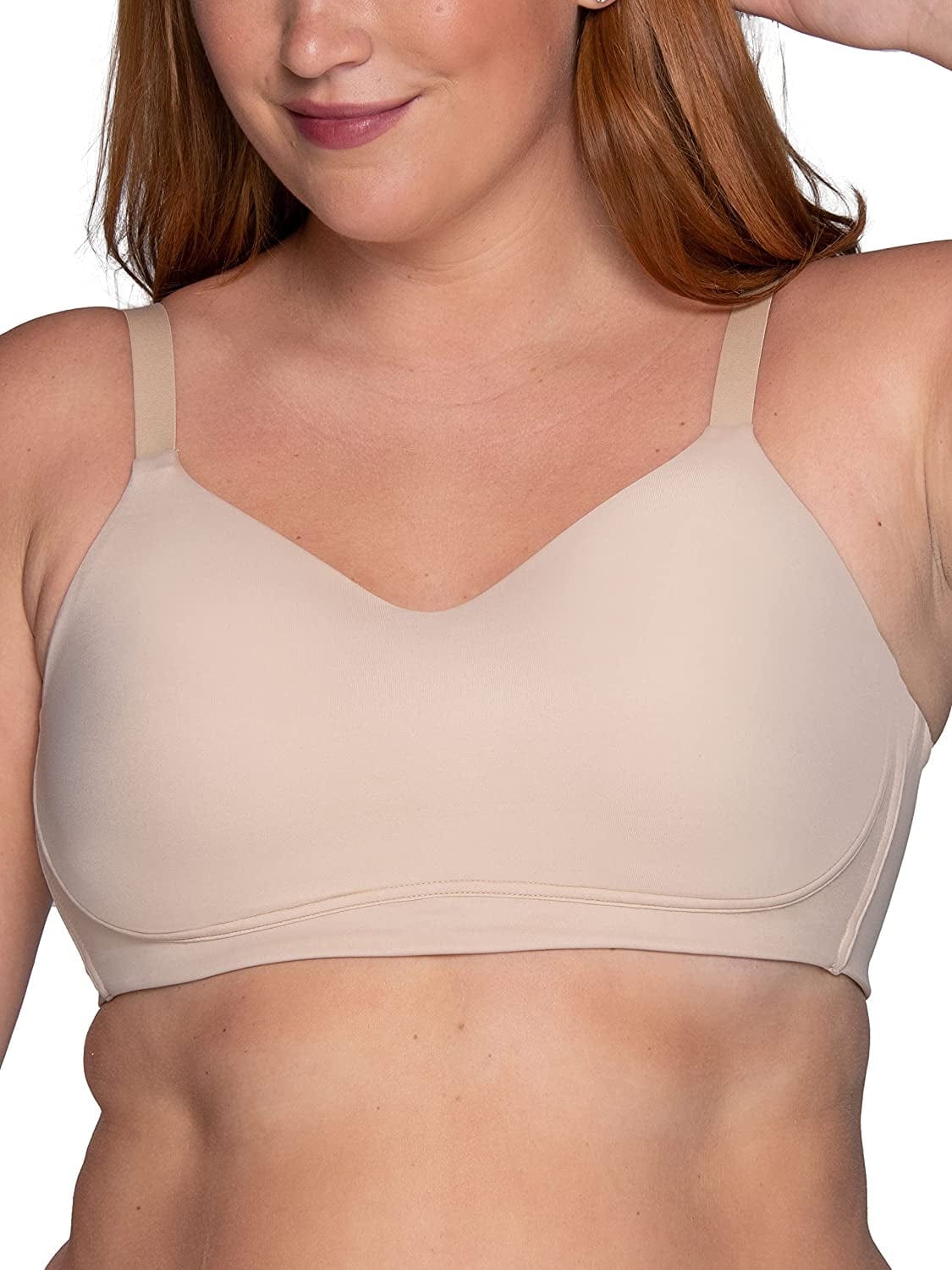 Women'S Wireless Comfort Bra, Customize Your Shape & Support: Convertible Straps, Easy Pullover, Back Smoothing Back Smoothing - Neutral / Back Smoothing (72118) / Small