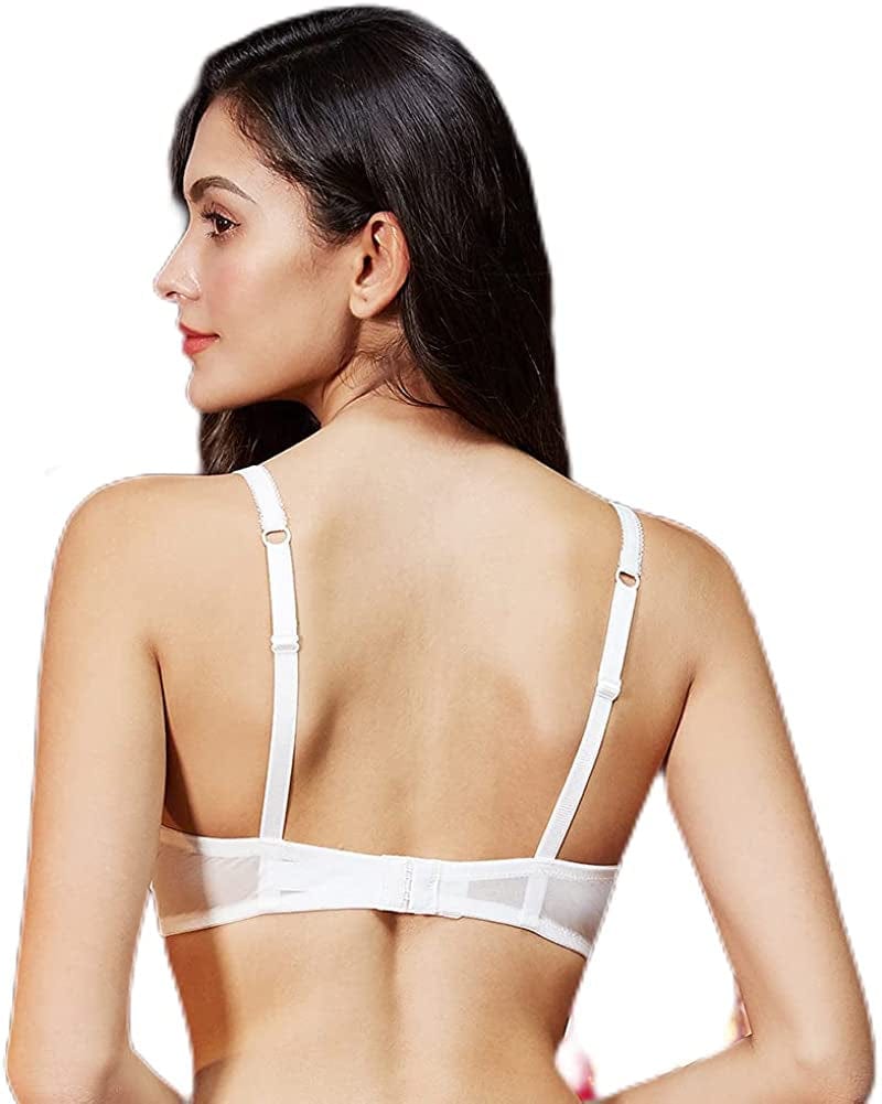 Women See-Through Lace Push up Transparent Everyday Bra