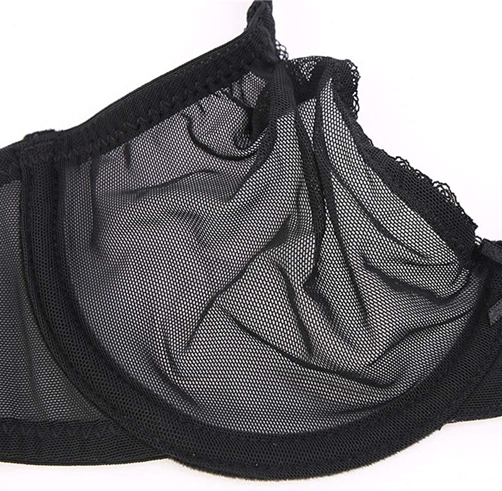 Women See-Through Lace Push up Transparent Everyday Bra