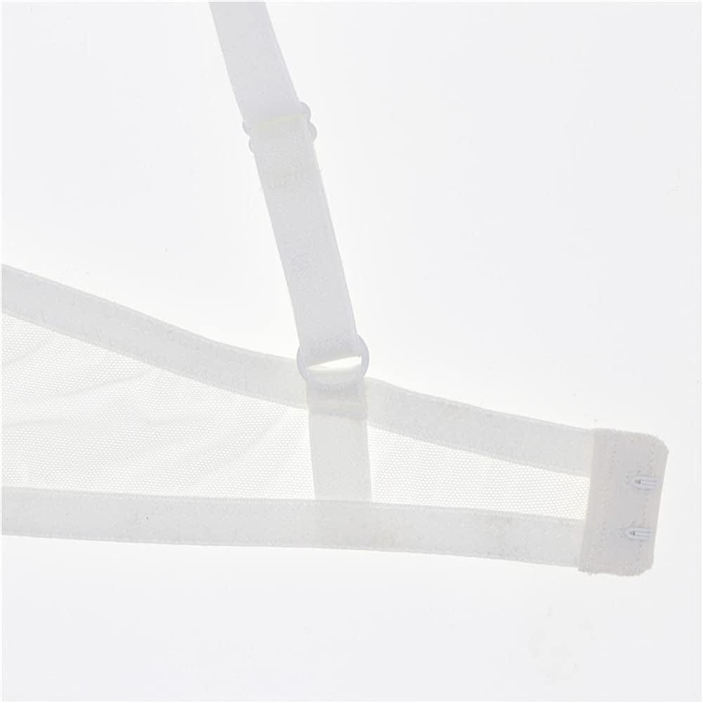 Women Sheer Mesh Transparent Unlined Bra Sexy Wireless Underwear…