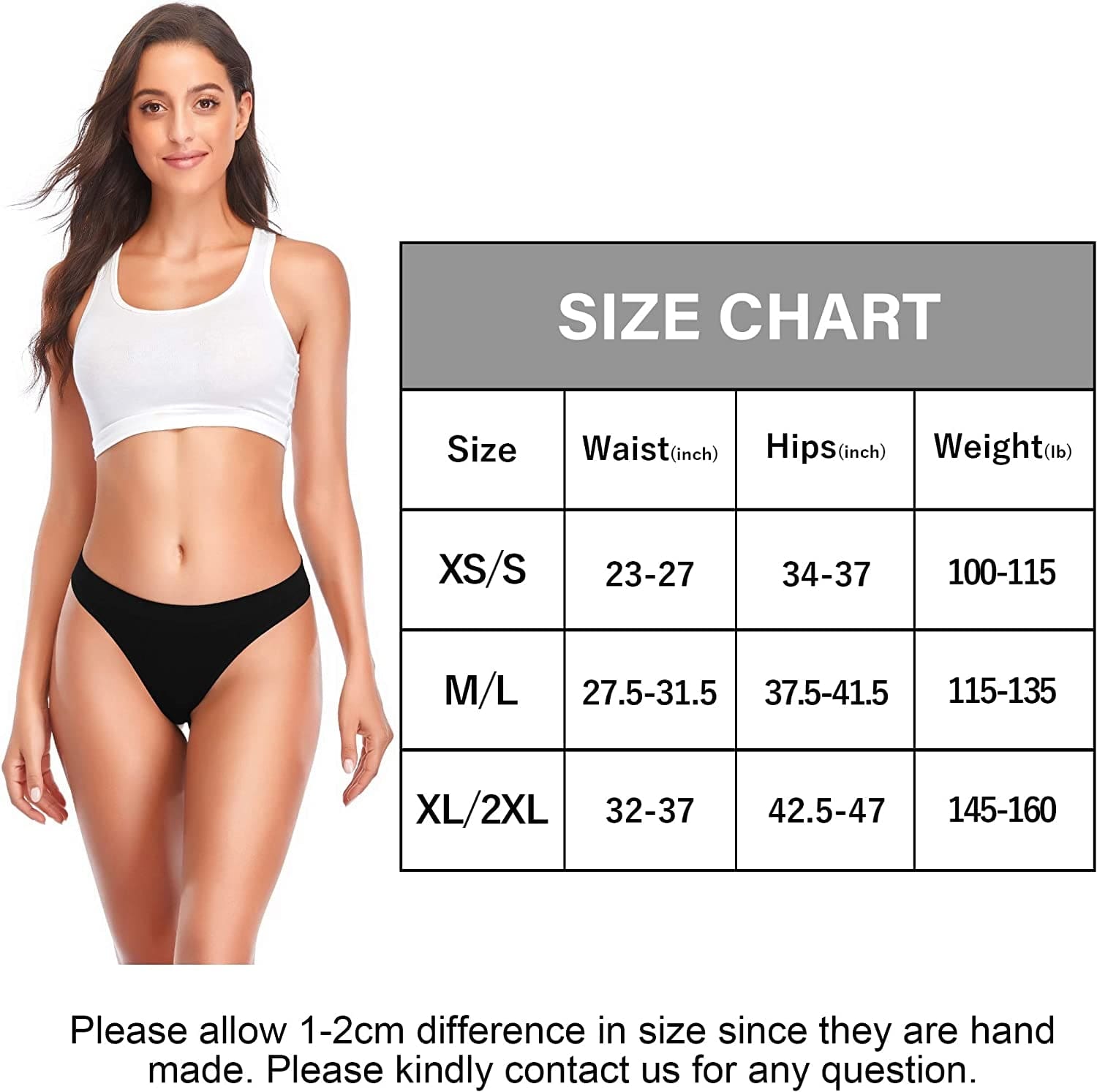 Women Womens Low Underwear Thongs Thong Breathable Panties 6 Pack