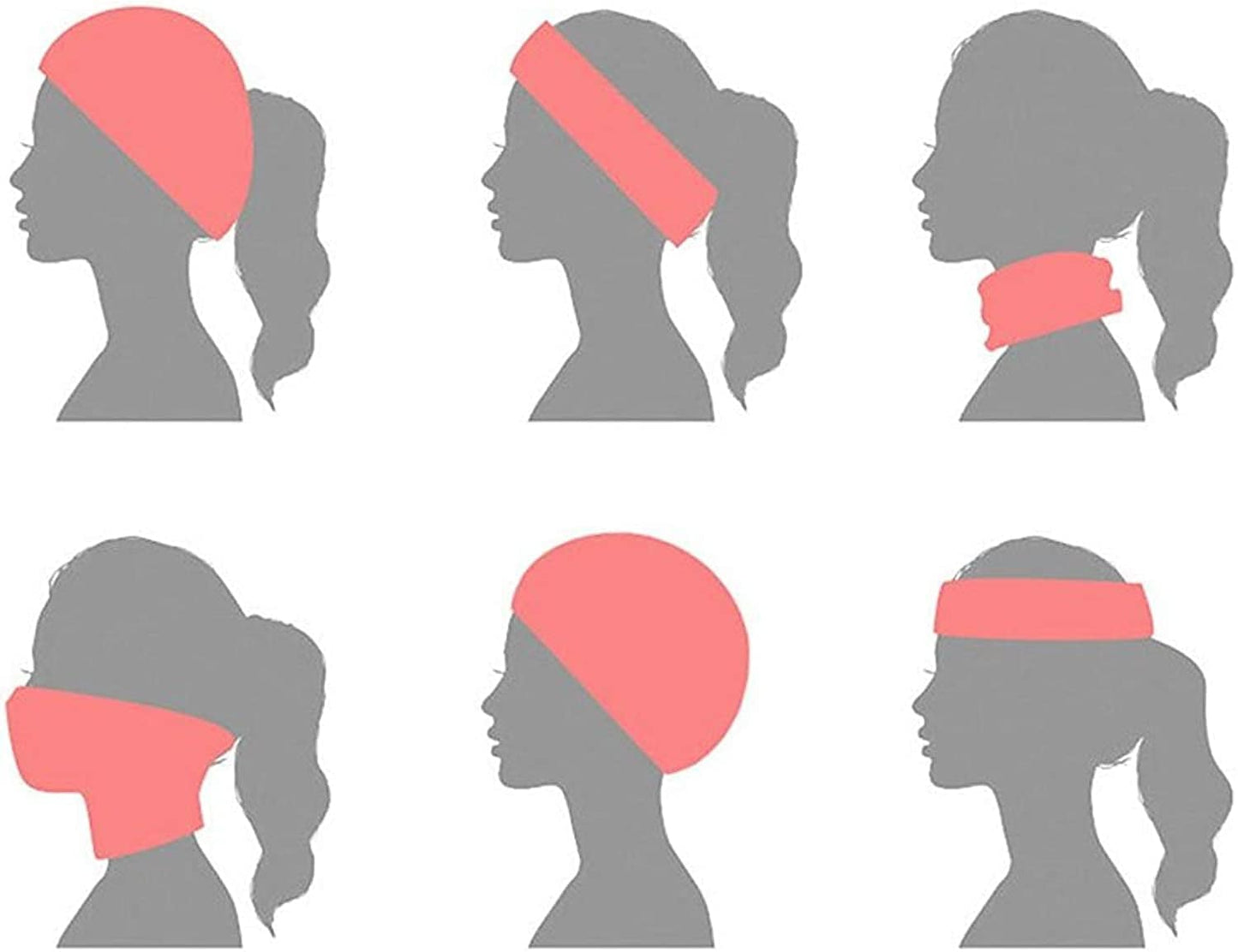 Womens Baggy Soft Slouchy Beanie Hat Stretch Infinity Scarf Head Wrap Cap Apparel & Accessories > Clothing Accessories > Headwear XYIYI
