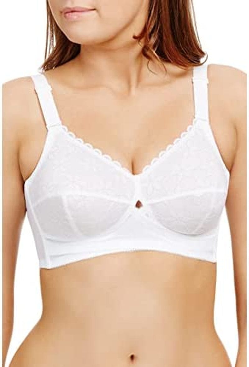 Womens Classic Full Cup Bra White (White) / 48B