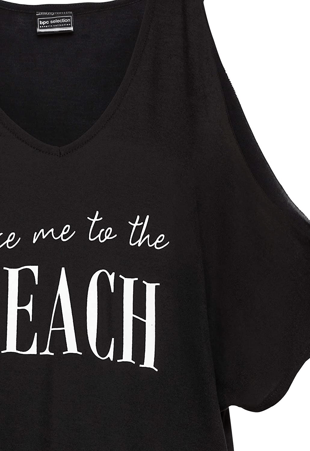 Womens Letters Print Baggy Swimwear Bikini Cover-Ups Beach Dress Apparel & Accessories > Clothing > Swimwear Kylie Max