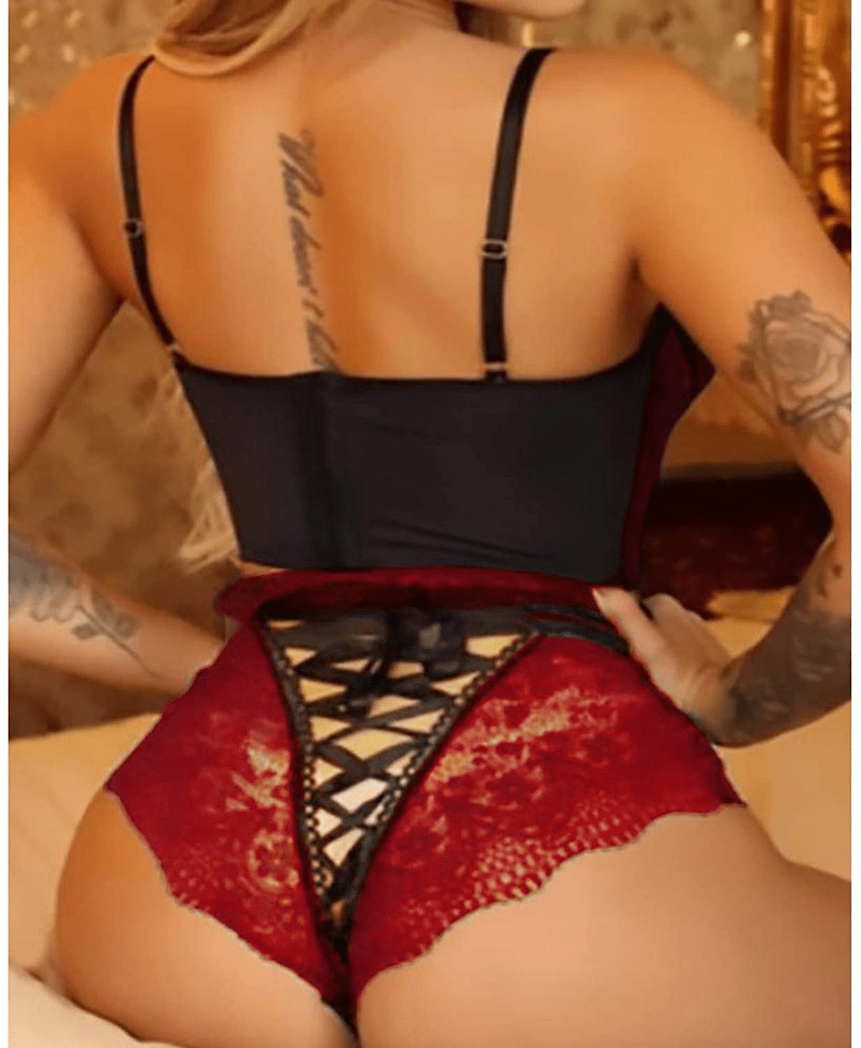 Womens Loungewear Sling Pajamasteddy Lingerie Babydolls Chemises Negligees Exotic Bodysuit Valentine'S Day Gifts Apparel & Accessories > Clothing > Underwear & Socks > Shapewear aneralied
