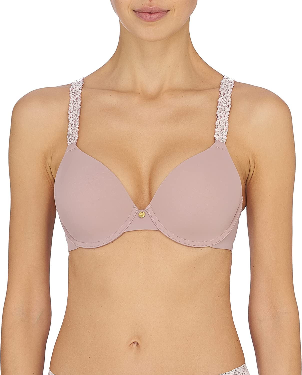 Womens Rose Dream Custom Coverage Underwire T-Shirt Bra 731080 Antique/Pink Pearl / 34B
