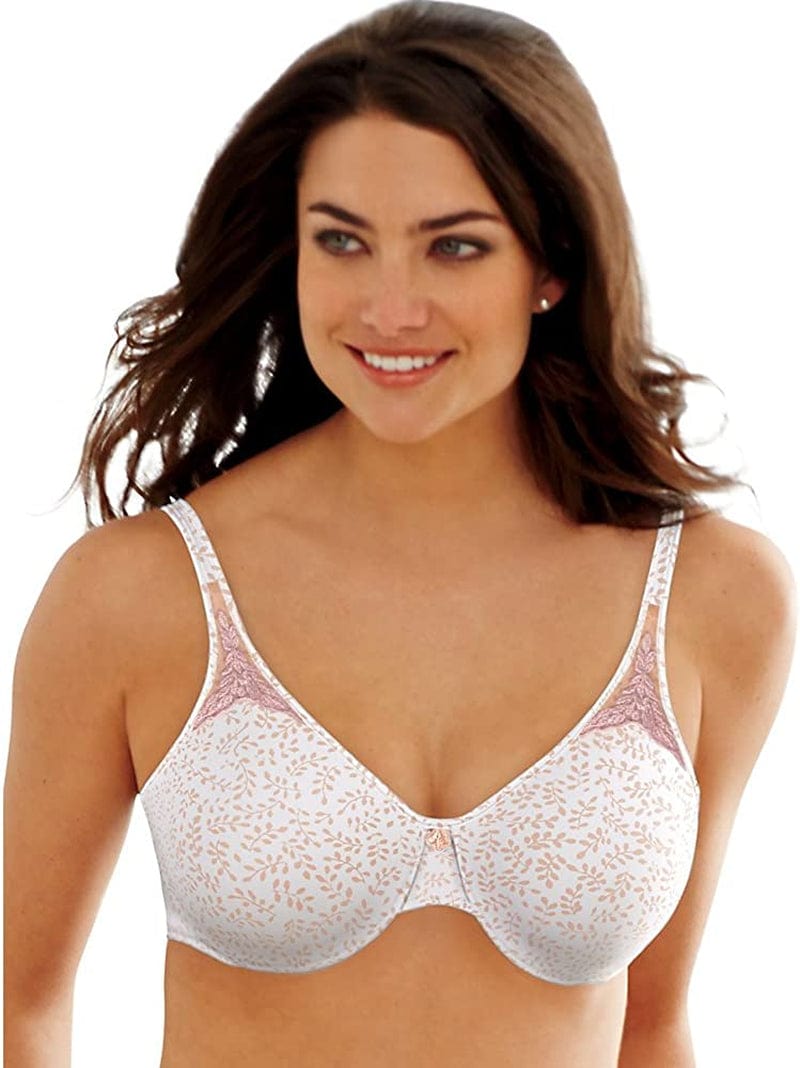 Womens Seamless Pink Leaf Print / 36D