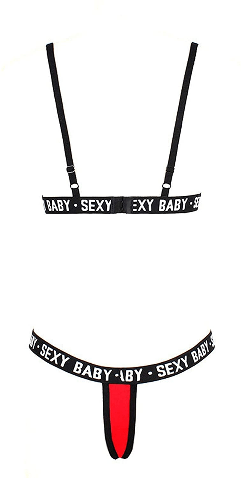 Womens Sexy Lingerie Deep V Strappy Bralette Thong G-String Bikini Swim Underwear Set for Valentine'S Day Gifts Apparel & Accessories > Clothing > Underwear & Socks > Shapewear aneralied