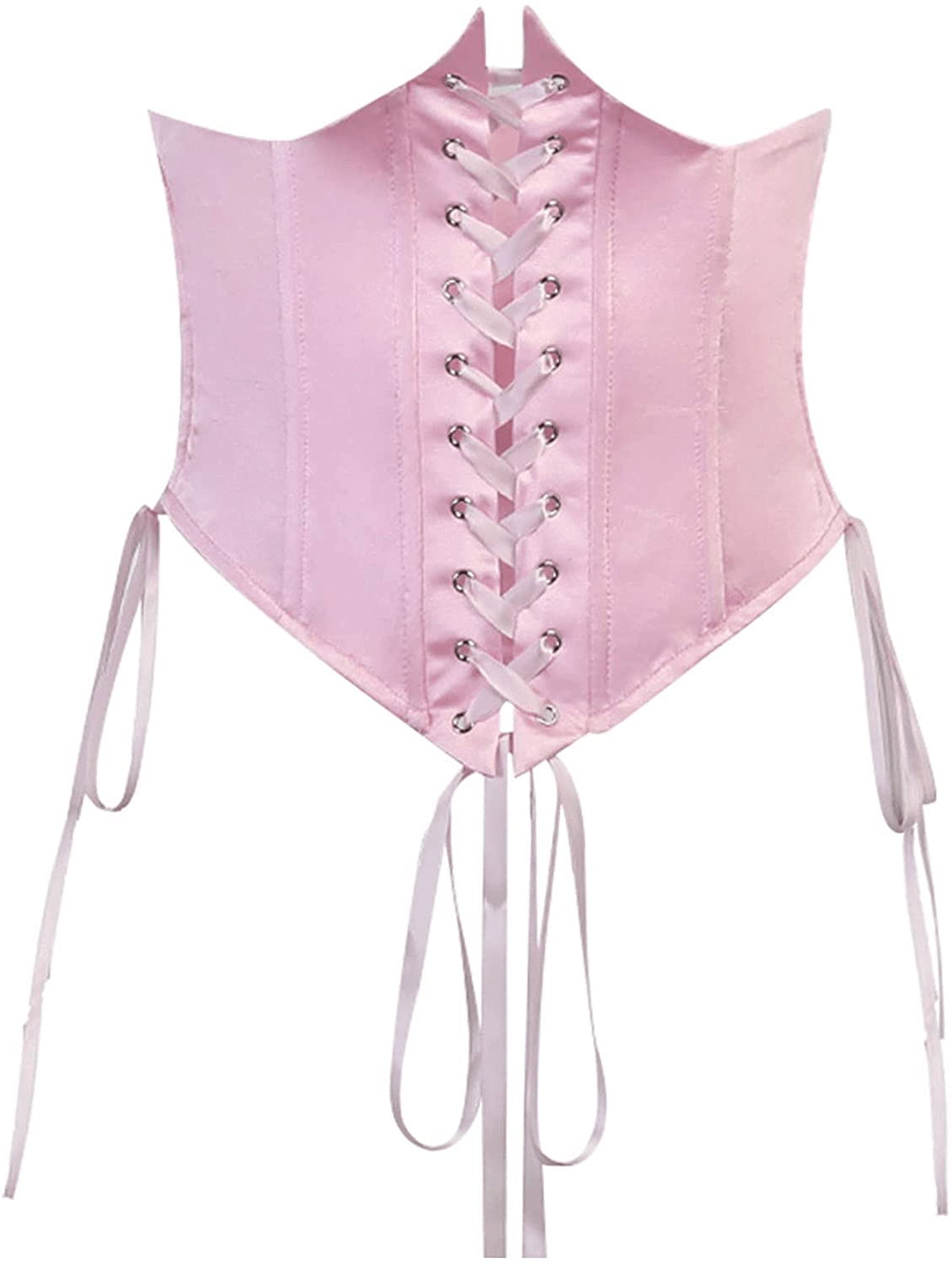 Womens Sexy Waist Trainer Belt Corset Push up Underbust Bustier Tube Oil Print Crop Top Body Shaper Apparel & Accessories > Clothing > Underwear & Socks > Lingerie BSaogr Pink Medium
