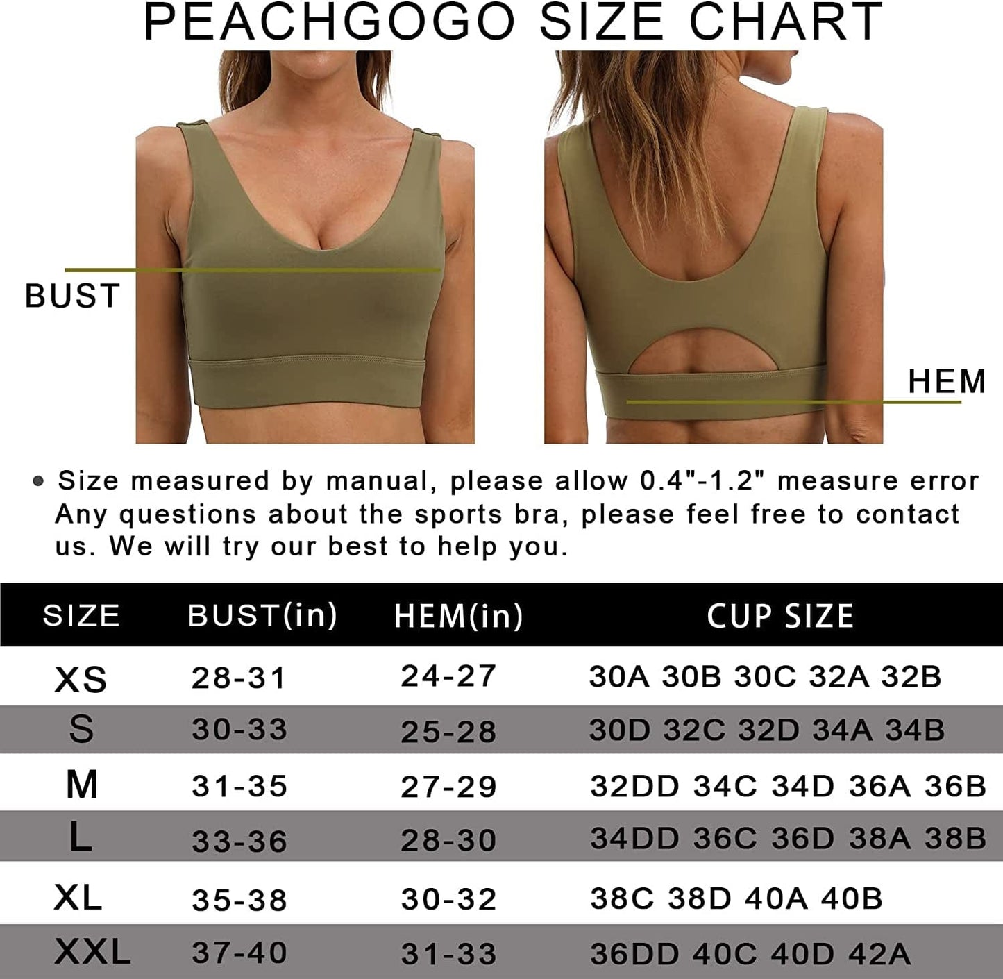 Womens Sports Bra Workout Top Bras - Longline Yoga Sports Bra for Women Sexy V Neck Padded Hollow Cross Back Crop Tops