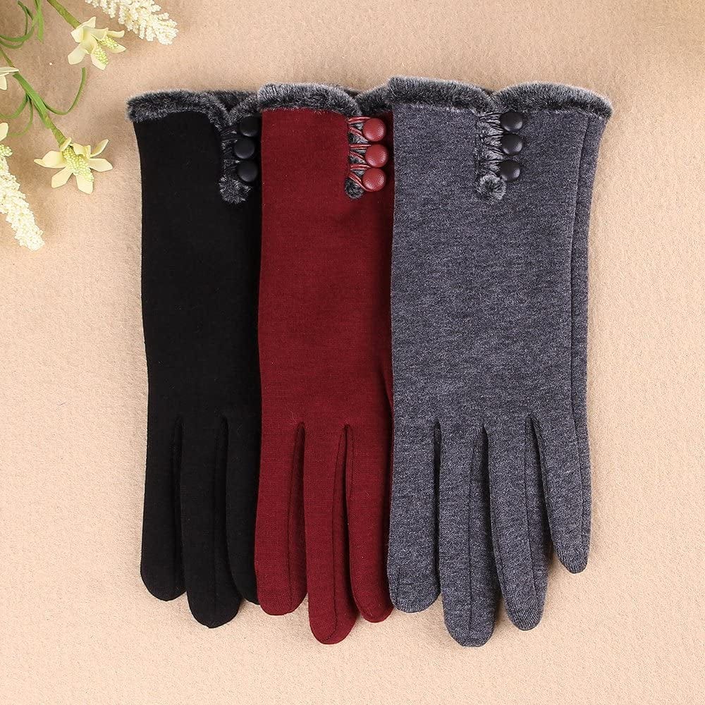 Womens Winter Gloves Warm Lined Touch Screen Driving Gloves (1Pack/2Pack/3Pack) Apparel & Accessories > Clothing Accessories > Gloves & Mittens T-GOTING