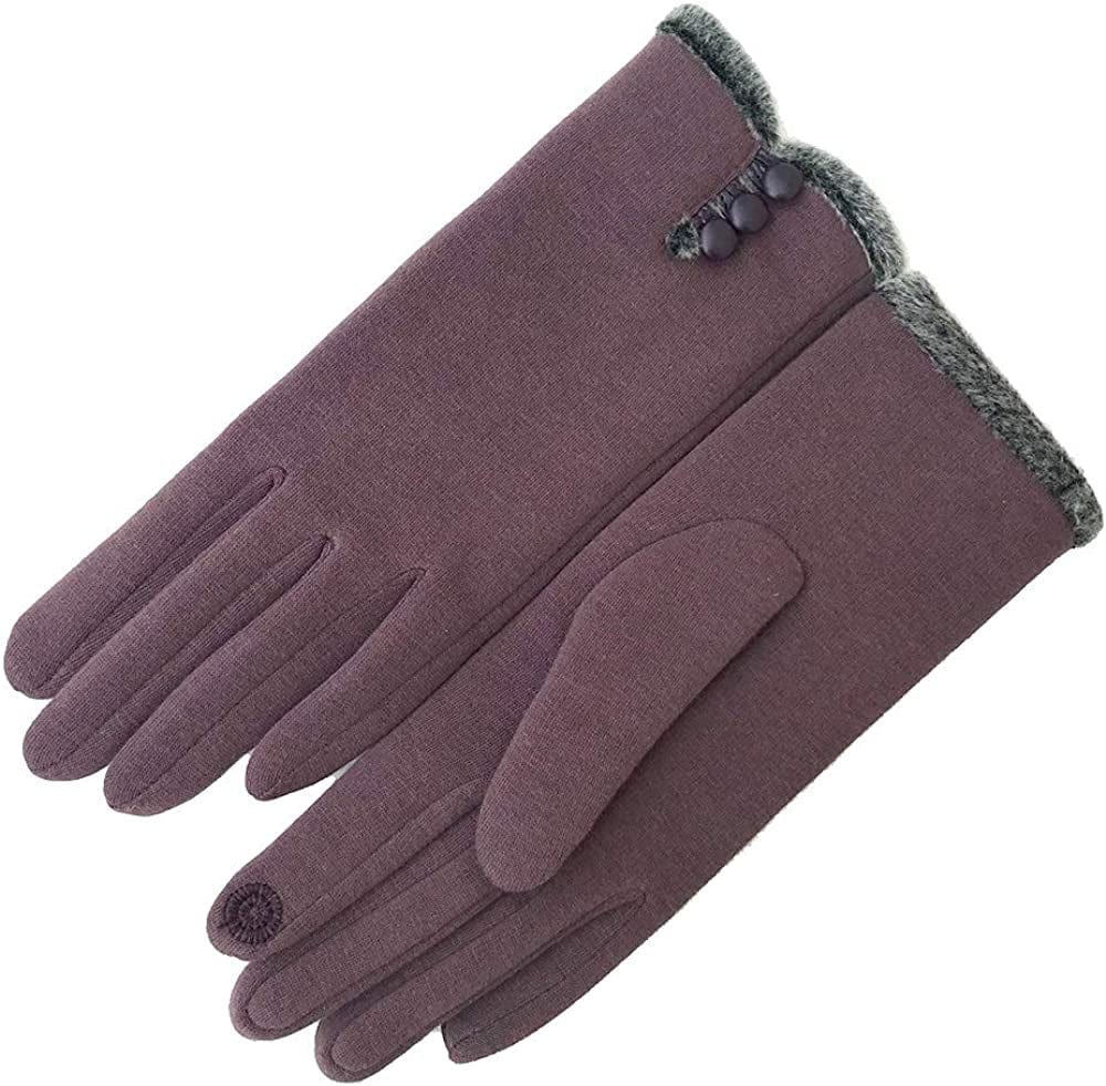 Womens Winter Gloves Warm Lined Touch Screen Driving Gloves (1Pack/2Pack/3Pack) Apparel & Accessories > Clothing Accessories > Gloves & Mittens T-GOTING Light Purple