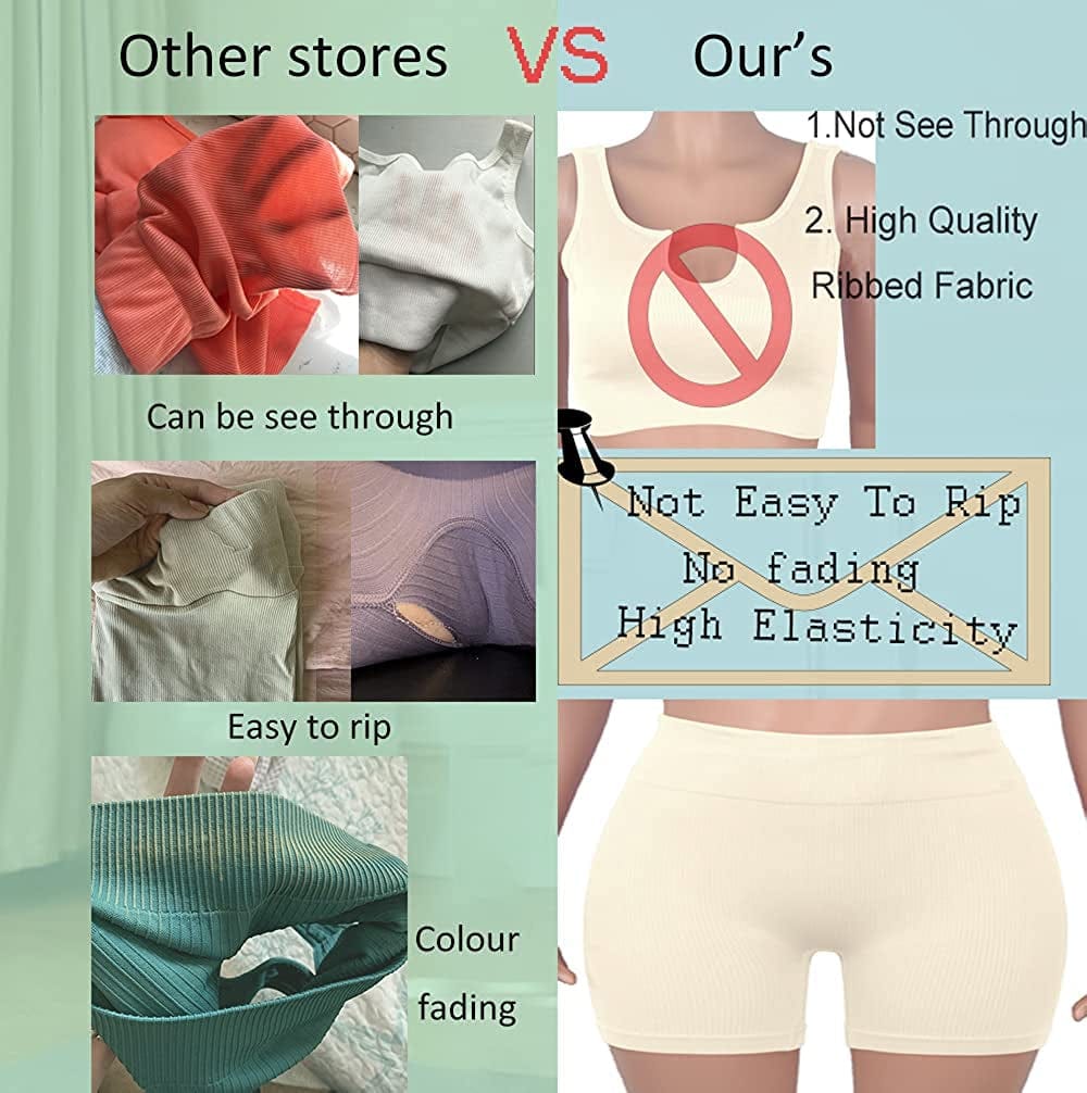 Workout Sets for Women, Seamless Crop Tops Leggings Matching 2 Pieces Outfits, Sexy Two Piece Yoga Workout Outfits