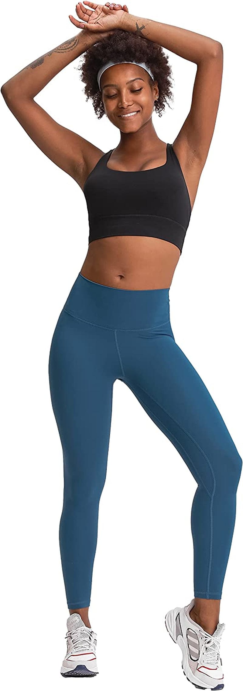 Workout Tops for Women Longline Strappy Sport Bra Crop Tank for Yoga Gym