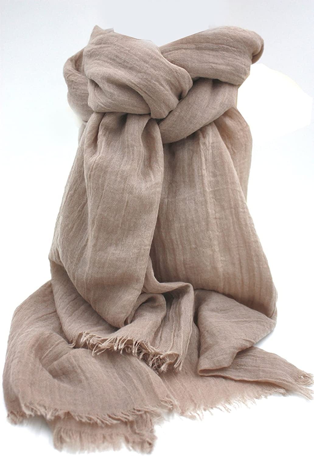 Wrap Shawls,Yoboko Pure Color Womens Fashion Long Scarf for Beach Outdoor Camping Traveling (200 X 130Cm) Apparel & Accessories > Clothing Accessories > Scarves & Shawls YOBOKO