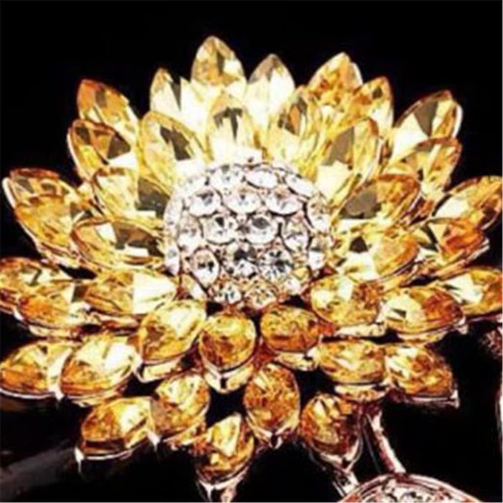 WSJIE Sunflower Enamel Brooch Ladies Girls Lapel Pins Clothes Accessories Gifts (Color : A, Size A / As the picture shows