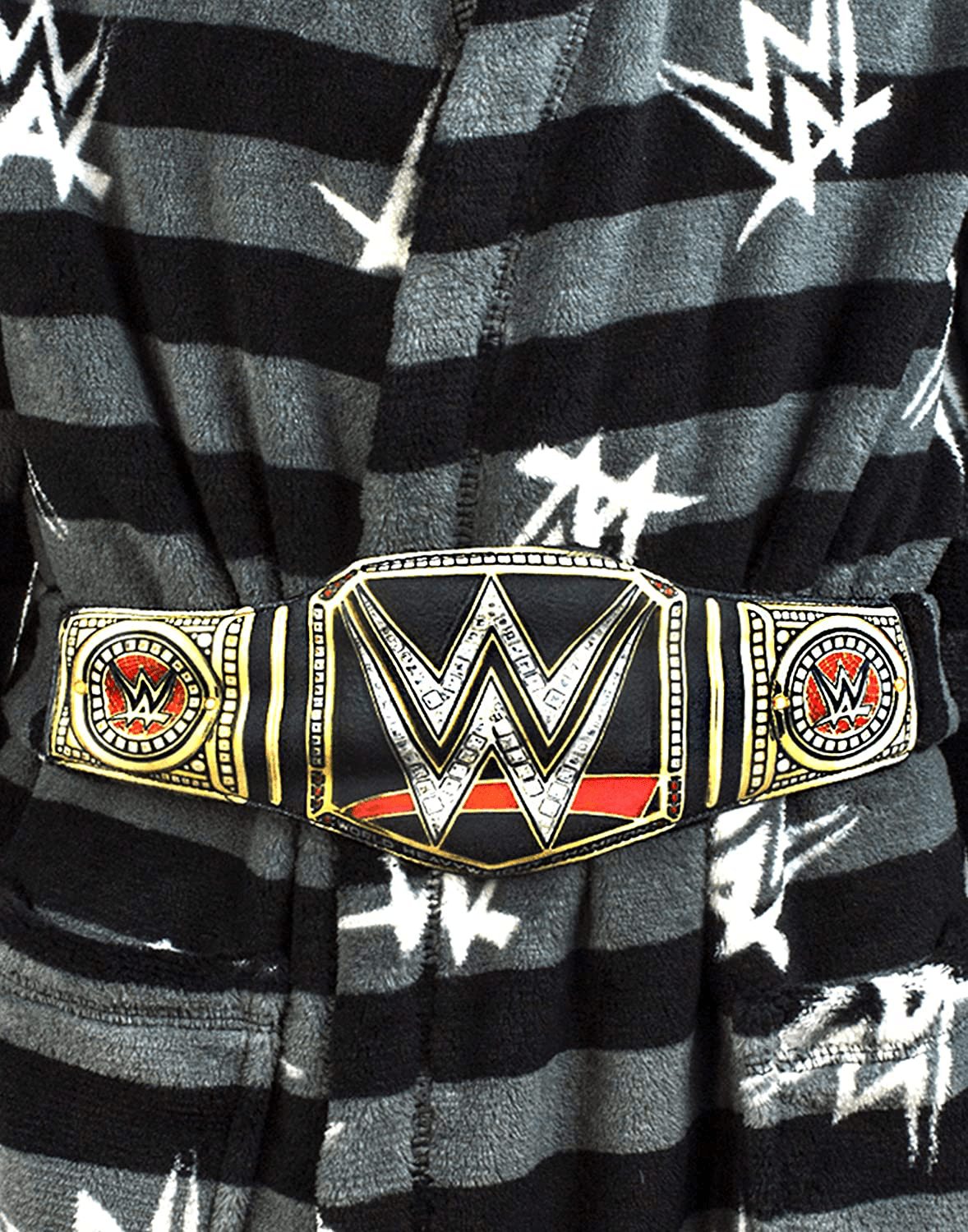 WWE Dressing Gown for Boys Wrestling Championship Title Belt Kids Bathrobe Apparel & Accessories > Clothing > Sleepwear & Loungewear > Robes Kylie Max