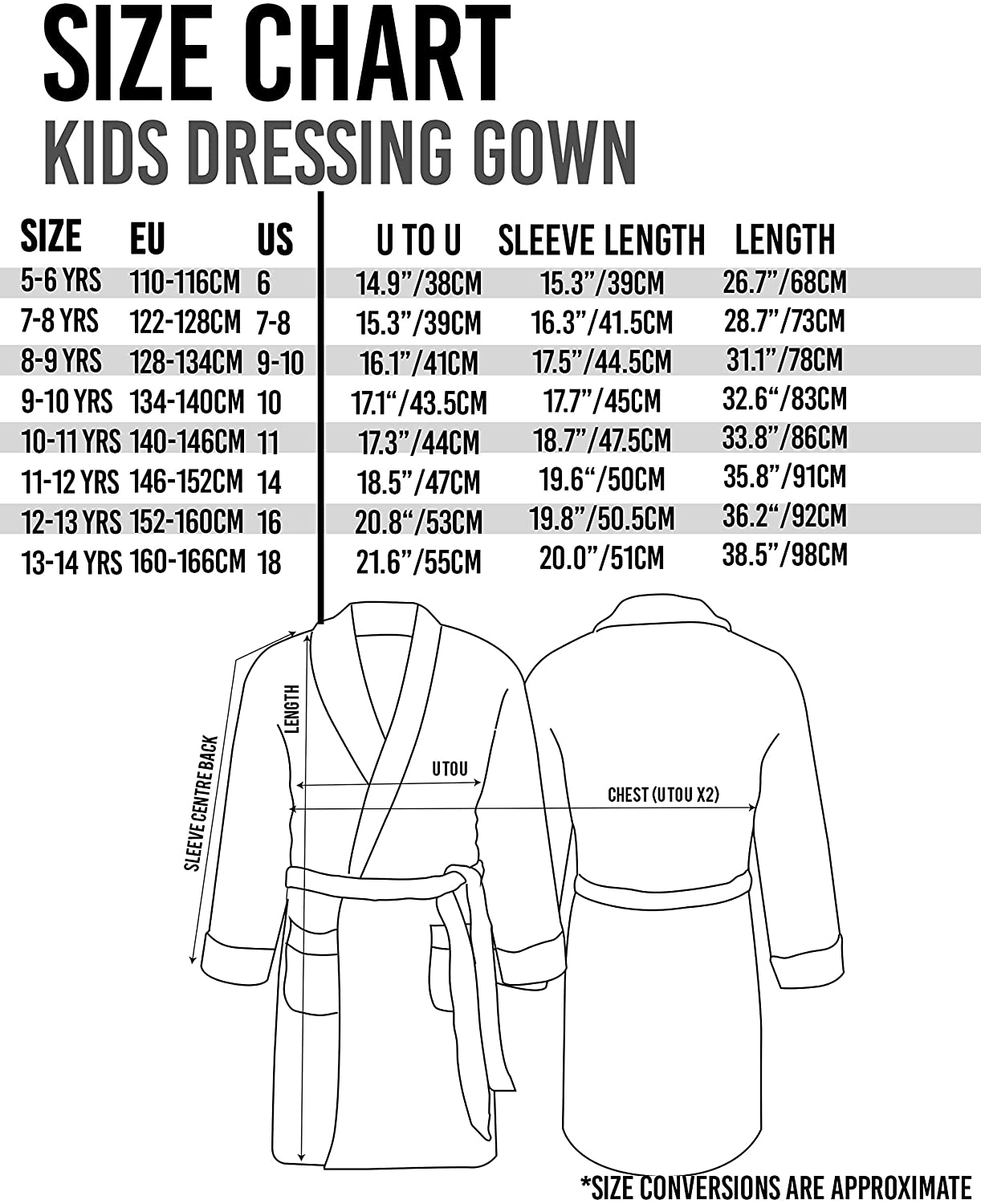 WWE Dressing Gown for Boys Wrestling Championship Title Belt Kids Bathrobe Apparel & Accessories > Clothing > Sleepwear & Loungewear > Robes Kylie Max