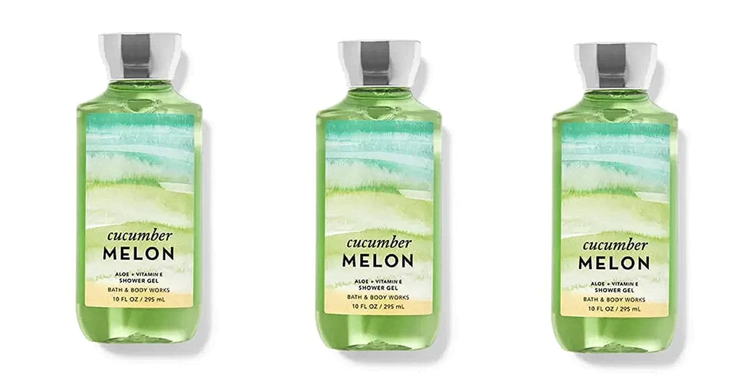 X3 Bath and Body Works Cucumber Melon Shower Gel Original Set Health & Beauty > Personal Care > Cosmetics > Bath & Body Bath & Body Works