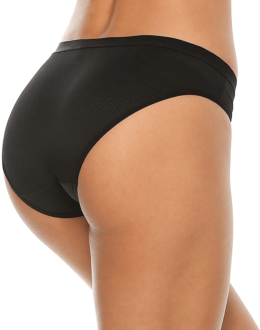 Xibing Women'S Breathable Underwear Stretch Bikini Panties Low Waist Mesh Hipster Panty 10-Pack Apparel & Accessories > Clothing > Underwear & Socks > Underwear Xibing