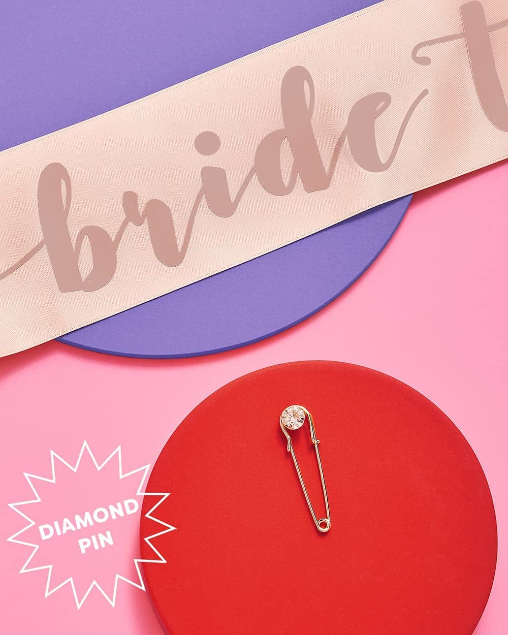 Xo, Fetti Rose Gold Bachelorette Party Sash - Bride to Be | Bachelorette Party Decorations - Sash for Bride | Bridal Shower Gift | Engagement Party Decoration | Bach Favor Apparel & Accessories > Clothing Accessories > Sashes xo, Fetti