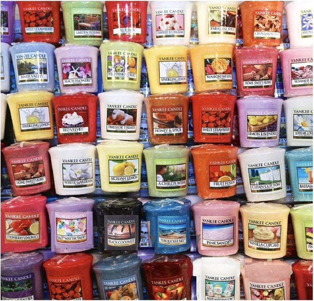 Yankee Candle Votives - Grab Bag of 10 Assorted Votive Candles - Random Mixed Scents 10 Ct Random Mixed