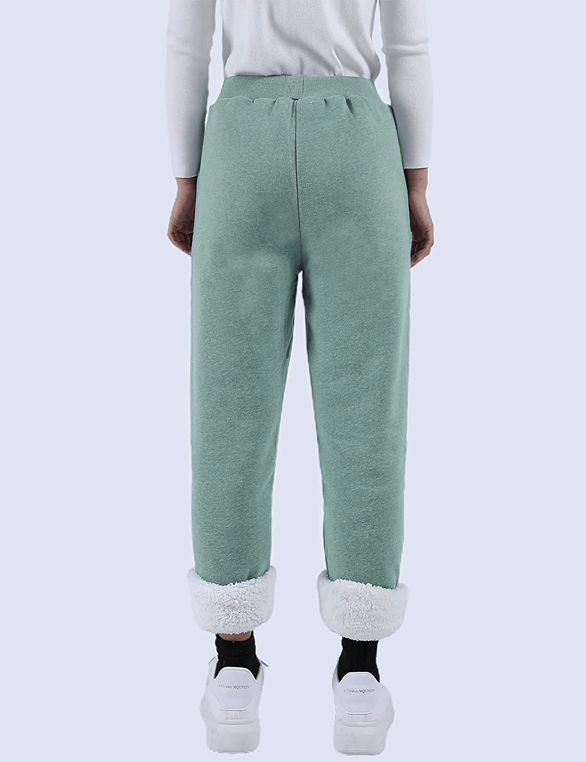 Yeokou Women'S Warm Sherpa Lined Athletic Sweatpants Jogger Fleece Pants Apparel & Accessories > Clothing > Activewear Kylie Max