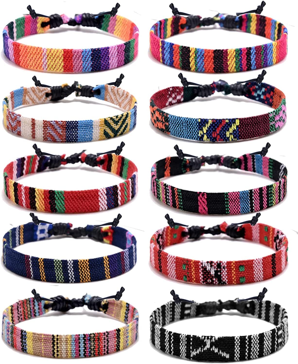 Yfstyle 12Pcs Summer Beach Surfer Wave Bracelets Adjustable Handmade Waterproof Braided String Beaded Anklets Starfish Turtle Infinity Ankle Bracelet for Women Girls Boho Jewelry for Summer-B Apparel & Accessories > Jewelry > Anklets yfstyle 10PCS wide bracelets