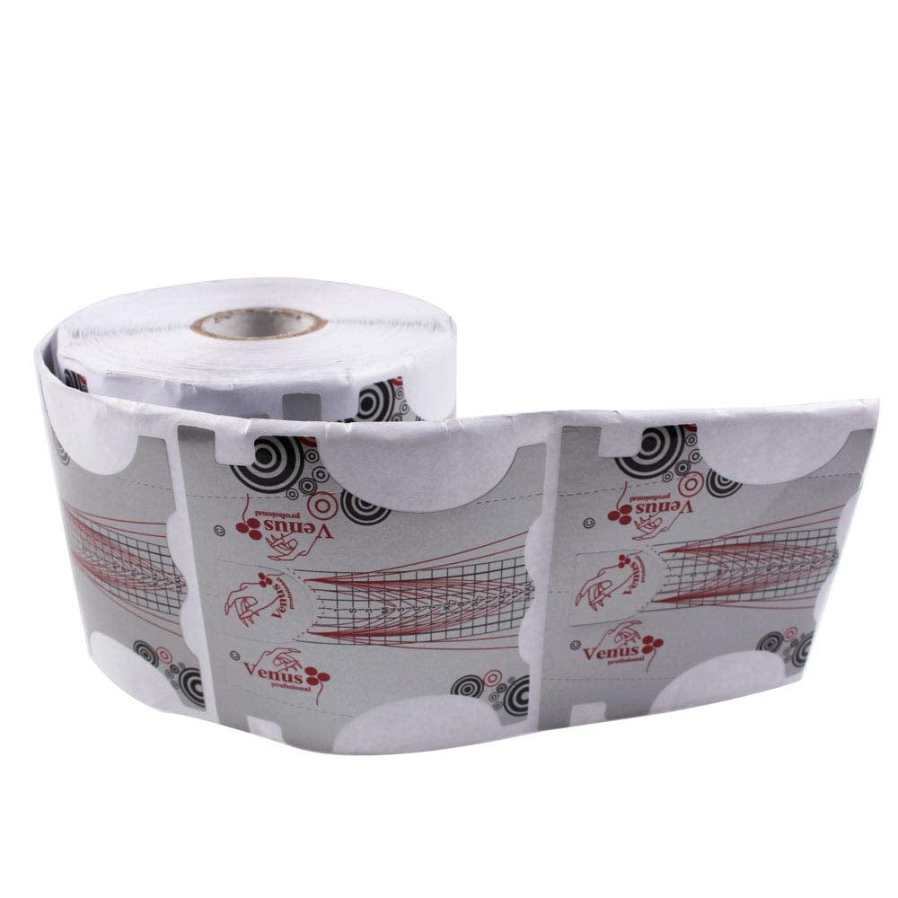 Yigo 500Pcs Nail Form, Nail Art Guide Stickers for Acrylic UV Gel Nail Tips Manicure Extension Tool (1 Roll / 500 PCS - Sliver) Health & Beauty > Personal Care > Cosmetics > Cosmetic Tools > Nail Tools yigo